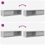 Muebles de TV 2 uds madera ingeniería gris Sonoma 100x31x25,5cm de , Muebles TV - Ref: Foro24-861483, Precio: 93,74 €, Descue...
