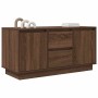 Mueble de TV con luces LED roble marrón 100x41x50 cm de , Muebles TV - Ref: Foro24-861415, Precio: 120,01 €, Descuento: %