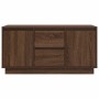 Mueble de TV con luces LED roble marrón 100x41x50 cm de , Muebles TV - Ref: Foro24-861415, Precio: 120,01 €, Descuento: %