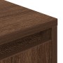 Mueble de TV con luces LED roble marrón 100x41x50 cm de , Muebles TV - Ref: Foro24-861415, Precio: 120,01 €, Descuento: %
