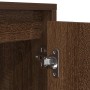 Mueble de TV con luces LED roble marrón 100x41x50 cm de , Muebles TV - Ref: Foro24-861415, Precio: 120,01 €, Descuento: %