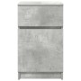 Mesitas de noche 2 uds madera contrachapada gris 39x35x65 cm de , Mesitas de noche - Ref: Foro24-861326, Precio: 85,61 €, Des...