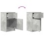 Mesitas de noche 2 uds madera contrachapada gris 39x35x65 cm de , Mesitas de noche - Ref: Foro24-861326, Precio: 85,61 €, Des...