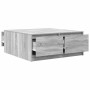 Mesa de centro con cajones Sonoma gris 100x100x40 cm de , Mesas de centro - Ref: Foro24-3328404, Precio: 143,64 €, Descuento: %