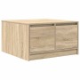 Mesa de centro con cajones roble Sonoma 70,5x70x40 cm de , Mesas de centro - Ref: Foro24-3328410, Precio: 97,80 €, Descuento: %