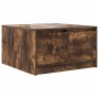 Mesa de centro con cajones roble ahumado 70,5x70x40 cm de , Mesas de centro - Ref: Foro24-3328412, Precio: 97,80 €, Descuento: %