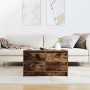 Mesa de centro con cajones roble ahumado 70,5x70x40 cm de , Mesas de centro - Ref: Foro24-3328412, Precio: 97,80 €, Descuento: %
