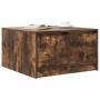 Mesa de centro con cajones roble ahumado 70,5x70x40 cm de , Mesas de centro - Ref: Foro24-3328412, Precio: 97,80 €, Descuento: %
