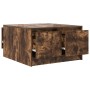 Mesa de centro con cajones roble ahumado 70,5x70x40 cm de , Mesas de centro - Ref: Foro24-3328412, Precio: 97,80 €, Descuento: %