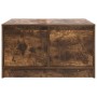 Mesa de centro con cajones roble ahumado 70,5x70x40 cm de , Mesas de centro - Ref: Foro24-3328412, Precio: 97,80 €, Descuento: %