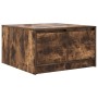 Mesa de centro con cajones roble ahumado 70,5x70x40 cm de , Mesas de centro - Ref: Foro24-3328412, Precio: 97,80 €, Descuento: %