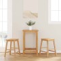Sillas de bar 2 uds madera maciza caucho de , Taburetes de cocina - Ref: Foro24-4102579, Precio: 108,34 €, Descuento: %