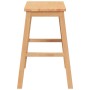 Sillas de bar 2 uds madera maciza caucho de , Taburetes de cocina - Ref: Foro24-4102579, Precio: 108,34 €, Descuento: %