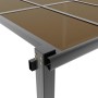 Cenador de jardín antracita 3x3 m aluminio de , Carpas y cenadores - Ref: Foro24-3217060, Precio: 695,63 €, Descuento: %