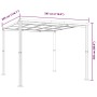 Cenador de jardín antracita 3x3 m aluminio de , Carpas y cenadores - Ref: Foro24-3217060, Precio: 695,63 €, Descuento: %
