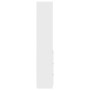 Aparador alto blanco 37,5x35x180 cm madera de ingeniería de , Aparadores - Ref: Foro24-861661, Precio: 100,97 €, Descuento: %