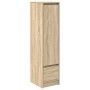 Aparador alto roble Sonoma 29,5x34x119,5cm madera de ingeniería de , Aparadores - Ref: Foro24-861654, Precio: 70,85 €, Descue...