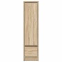 Aparador alto roble Sonoma 29,5x34x119,5cm madera de ingeniería de , Aparadores - Ref: Foro24-861654, Precio: 70,85 €, Descue...