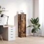 Aparador alto roble ahumado 29,5x34x119,5 cm Madera ingeniería de , Aparadores - Ref: Foro24-861656, Precio: 69,62 €, Descuen...
