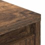 Aparador alto roble ahumado 29,5x34x119,5 cm Madera ingeniería de , Aparadores - Ref: Foro24-861656, Precio: 69,62 €, Descuen...