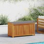 Cojines para exterior 113x50x60,5 cm madera maciza acacia de , Cajas de almacenaje para exteriores - Ref: Foro24-4106479, Pre...