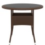 Juego de comedor jardín 5 pzas ratán sintético marrón de vidaXL, Conjuntos de jardín - Ref: Foro24-3058491, Precio: 324,99 €,...