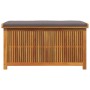 Cojines para exterior 113x50x60,5 cm madera maciza acacia de , Cajas de almacenaje para exteriores - Ref: Foro24-4106479, Pre...