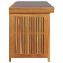 Cojines para exterior 113x50x60,5 cm madera maciza acacia de , Cajas de almacenaje para exteriores - Ref: Foro24-4106479, Pre...