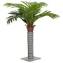 Palmera artificial con 12 hojas verde 150 cm de , Flora artificial - Ref: Foro24-4103576, Precio: 77,22 €, Descuento: %