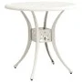 Mesa de jardín aluminio fundido blanca 78x78x72 cm de vidaXL, Mesas de jardín - Ref: Foro24-315584, Precio: 159,12 €, Descuen...