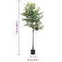 Árbol ficus artificial con 756 hojas verde 170 cm de , Flora artificial - Ref: Foro24-4103574, Precio: 51,97 €, Descuento: %