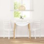 Sillas de comedor 2 unidades madera maciza de caucho blanco de , Sillas de comedor - Ref: Foro24-4102423, Precio: 81,30 €, De...