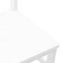 Sillas de comedor 2 unidades madera maciza de caucho blanco de , Sillas de comedor - Ref: Foro24-4102423, Precio: 81,30 €, De...