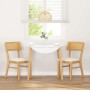 Sillas de comedor con cojines 2 uds madera maciza caucho de , Sillas de comedor - Ref: Foro24-4102463, Precio: 169,12 €, Desc...
