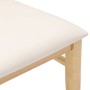 Sillas de comedor con cojines 2 uds madera maciza caucho de , Sillas de comedor - Ref: Foro24-4102463, Precio: 169,12 €, Desc...