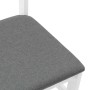 Sillas de comedor con cojines 2uds madera maciza blanco caucho de , Sillas de comedor - Ref: Foro24-4102421, Precio: 80,27 €,...