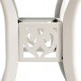 Mesa de jardín aluminio fundido blanca 78x78x72 cm de vidaXL, Mesas de jardín - Ref: Foro24-315584, Precio: 162,12 €, Descuen...