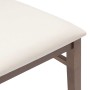 Sillas de comedor con cojines 2 uds madera maciza marrón caucho de , Sillas de comedor - Ref: Foro24-4102461, Precio: 169,12 ...