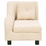 Sofá para perros con almohada crema felpa 83x44x44 cm de , Camas para perros - Ref: Foro24-171106, Precio: 131,66 €, Descuent...