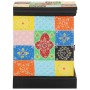 Mesilla de noche 2uds Multicolor 40x35x45cm Madera maciza Mango de , Mesitas de noche - Ref: Foro24-4017563, Precio: 178,52 €...