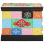 Mesa de centro multicolor 90x50x40 cm madera maciza mango de , Mesas de centro - Ref: Foro24-4017561, Precio: 224,83 €, Descu...