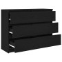 Aparador de madera de roble negro 100x35x76 cm de , Aparadores - Ref: Foro24-3328499, Precio: 141,53 €, Descuento: %