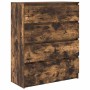 Aparador roble ahumado 80x35x99 cm madera de ingeniería de , Aparadores - Ref: Foro24-3328484, Precio: 126,93 €, Descuento: %