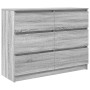 Aparador de madera de ingeniería gris sonoma 100x35x76 cm de , Aparadores - Ref: Foro24-3328503, Precio: 142,44 €, Descuento: %