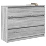 Aparador de madera de ingeniería gris sonoma 100x35x76 cm de , Aparadores - Ref: Foro24-3328503, Precio: 142,44 €, Descuento: %