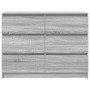 Aparador de madera de ingeniería gris sonoma 100x35x76 cm de , Aparadores - Ref: Foro24-3328503, Precio: 142,44 €, Descuento: %