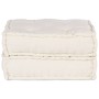 Puff modular de tela color crema 70x70x36 de , Cojines para sillas y sofás - Ref: Foro24-4019023, Precio: 122,34 €, Descuento: %