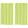 Cortinas de gasa con ojales 2 uds verde manzana 140x175 cm de , Cortinas y visillos - Ref: Foro24-4102054, Precio: 14,11 €, D...