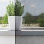 Cortinas de gasa con bolsillos para varillas 2 uds. negro de , Cortinas y visillos - Ref: Foro24-4102170, Precio: 15,23 €, De...