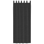 Cortinas de gasa con bolsillos para varillas 2 uds. negro de , Cortinas y visillos - Ref: Foro24-4102170, Precio: 15,23 €, De...